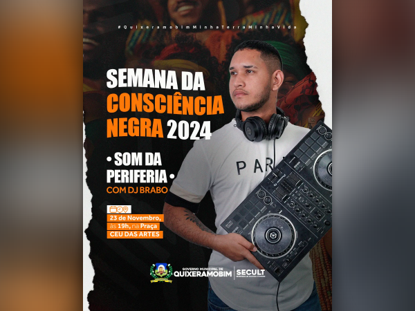 Praça CEU das Artes recebe show em comemoração a Semana da Consciência Negra 2024